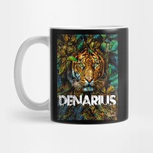 Tiger In The Bushes Mug